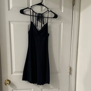 Navy Blue Strappy Dress